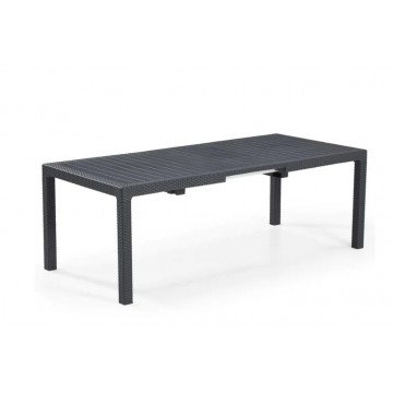 KETER SYMPHONY OUTDOOR EXTENDABLE TABLE GREY